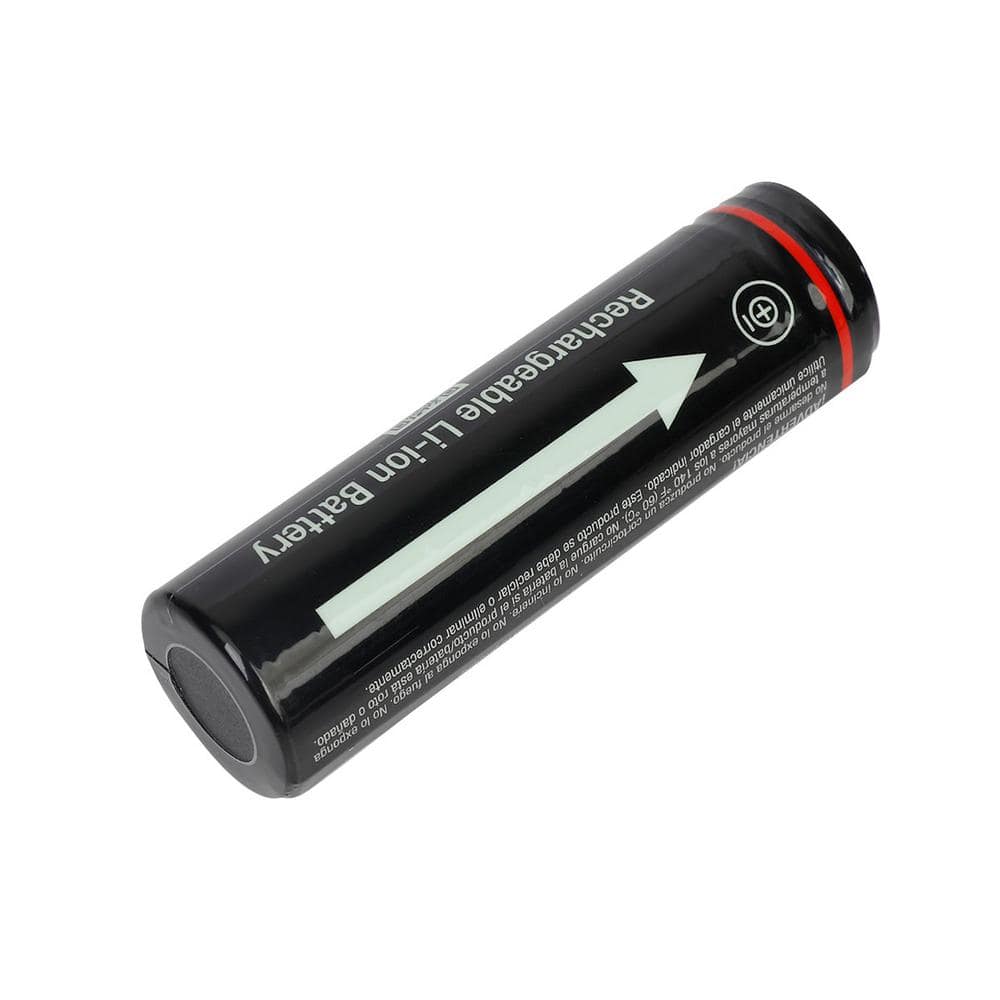 Husky 1000 Lumens Dual Power Aluminum Headlight 3.7-Volt 4600 mAh Rechargeable Replacement Battery (3)