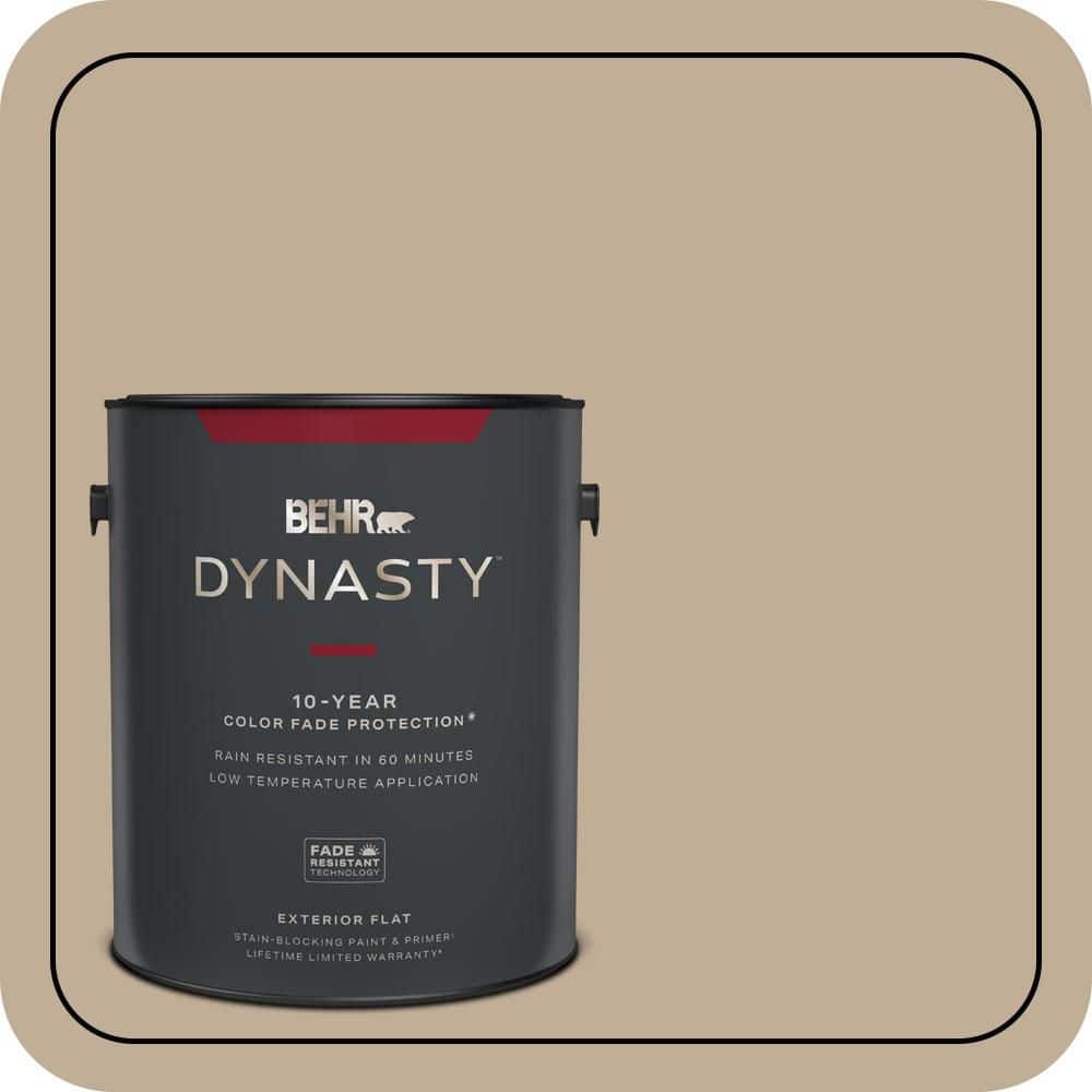 BEHR DYNASTY 1 gal. #PPU7-07 Riviera Beach Flat Exterior Stain-Blocking Paint & Primer