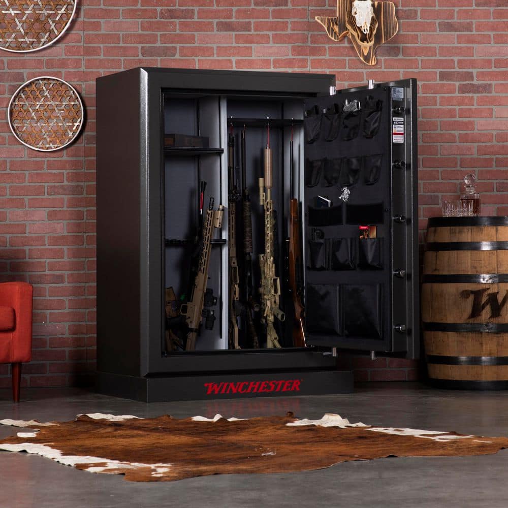 Winchester Safes Big Daddy 35.9 cu. ft. 46-Gun 90-Minute Fire Rating UL Listed Electronic Lock Slate (2)