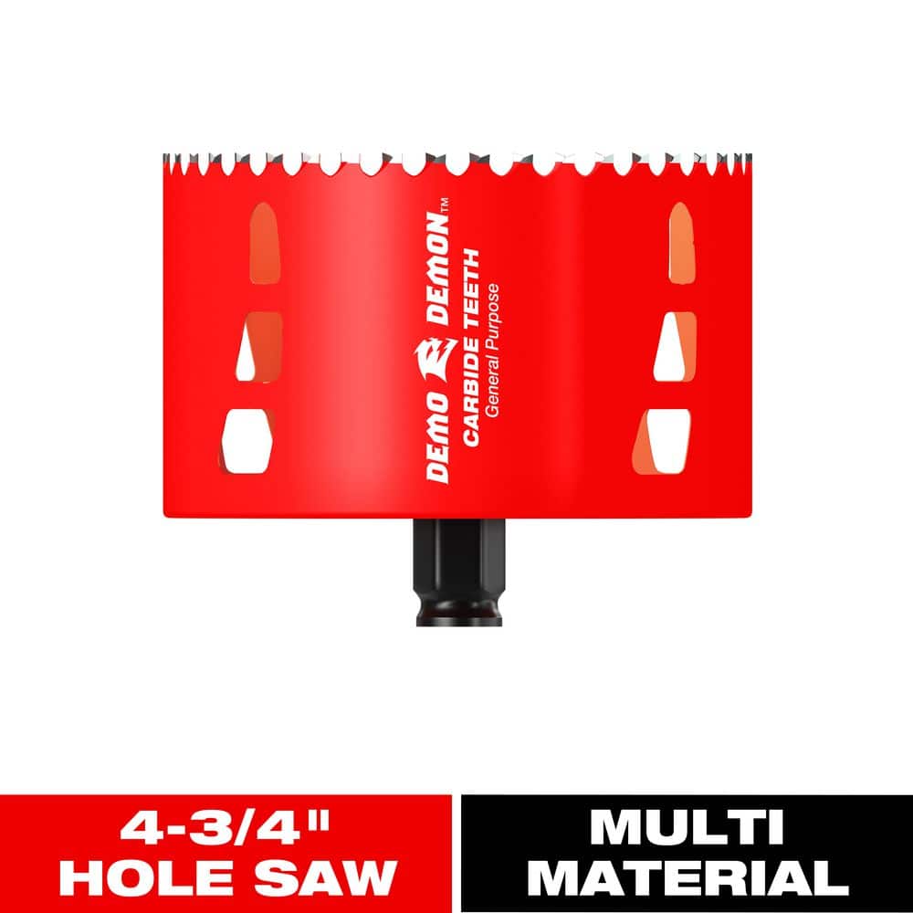 DIABLO 4-3/4 in. Carbide Hole Saw with 2-3/8 in. Cutting Depth