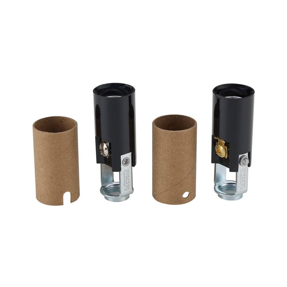 Bel Air Lighting 2 in. Candelabra Base Keyless Sockets with 1/8-IP Hickie (2-Pack) (2)