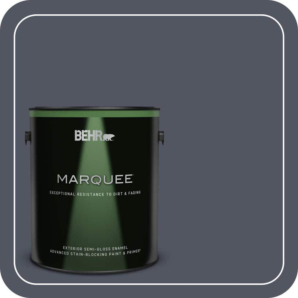 BEHR MARQUEE 1 gal. #MQ5-06 Ball Gown Semi-Gloss Enamel Exterior Paint & Primer