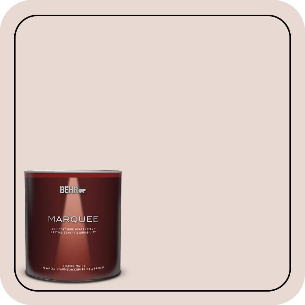 BEHR MARQUEE 1 qt. #T13-11 Bees Knees Matte Interior Paint & Primer