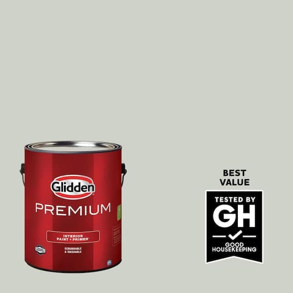Glidden Premium 1 gal. PPG1128-2 Frivolous Folly Semi-Gloss Interior Latex Paint (2)