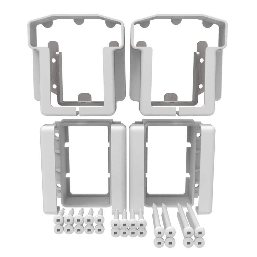 Veranda T-Rail Vinyl Level Bracket Kit (1)