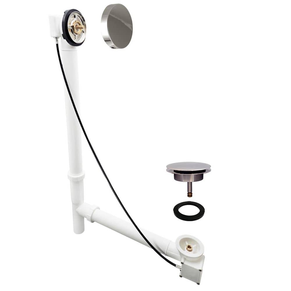 Westbrass 27 in. Cable Drive Bath Drain Assembly (1)