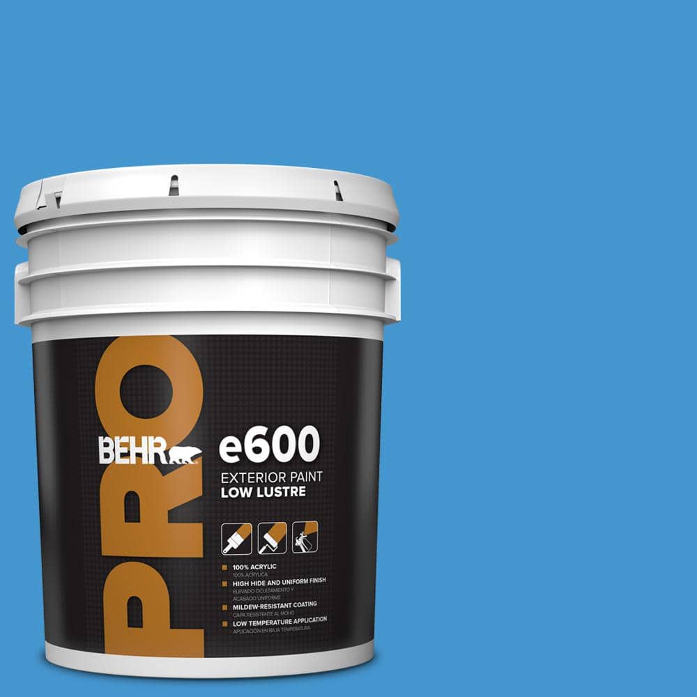 BEHR PRO 5 gal. #P510-5 Perfect Sky Low Luster Exterior Paint