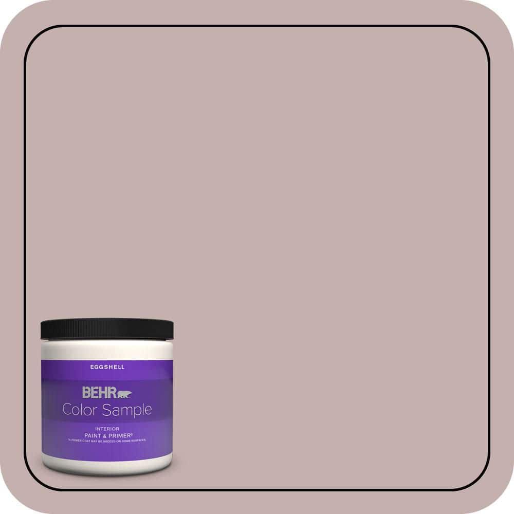 BEHR PREMIUM PLUS 8 oz. #MQ1-45 Versailles Rose Eggshell Enamel Interior Paint & Primer Color Sample