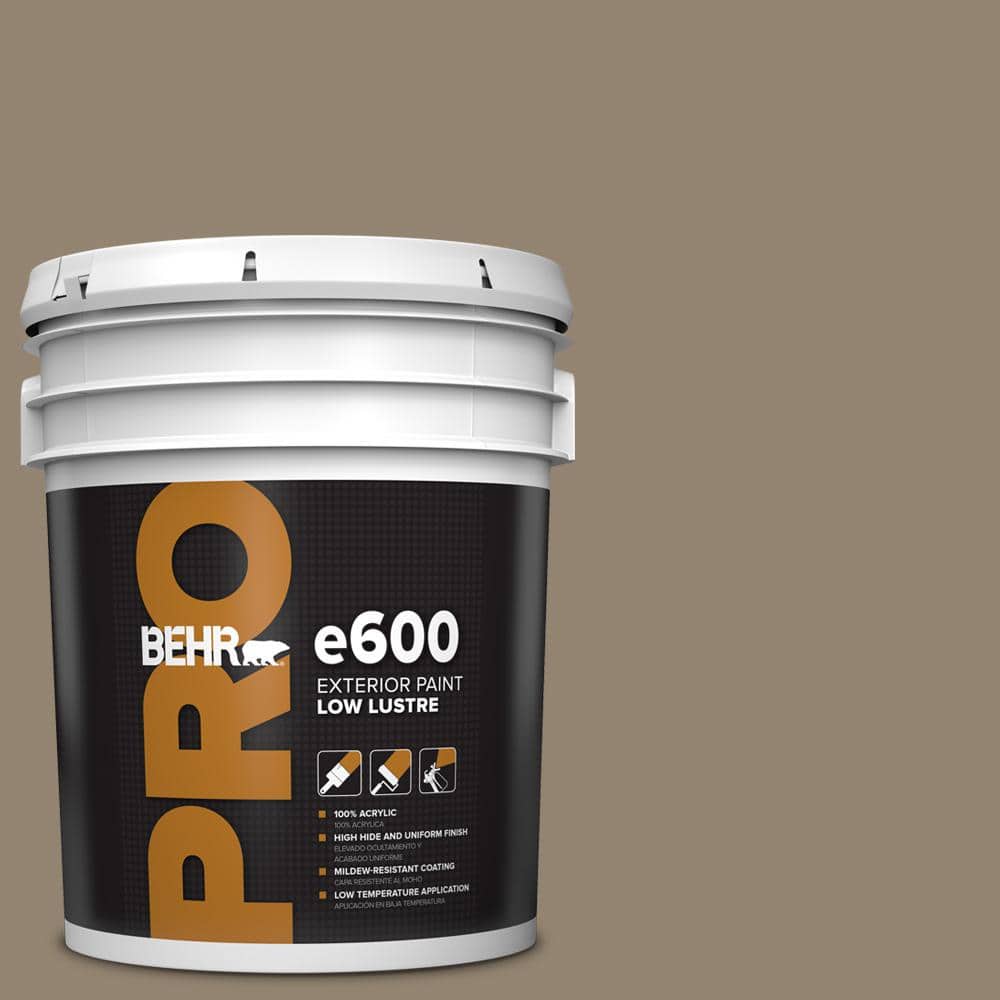 BEHR PRO 5 gal. #HDC-FL13-11 Hunt Club Brown Low Luster Exterior Paint