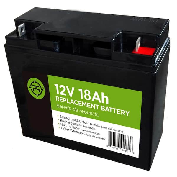 Unbranded 12-Volt 18 Ah Lead Acid Battery