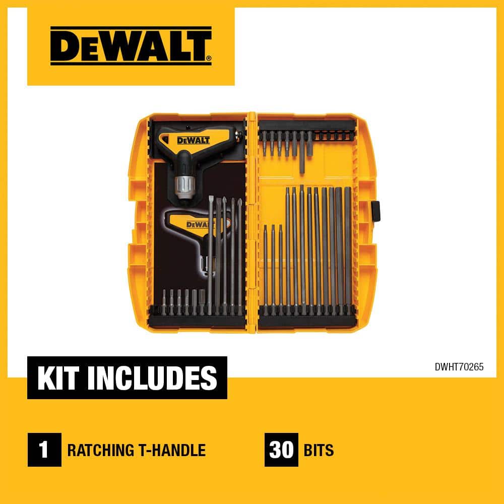 DEWALT Ratcheting T-Handle Set (31-Piece) (2)