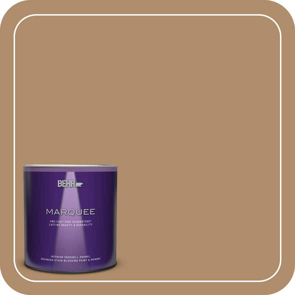 BEHR MARQUEE 1 qt. #N270-5 River Road Eggshell Enamel Interior Paint & Primer