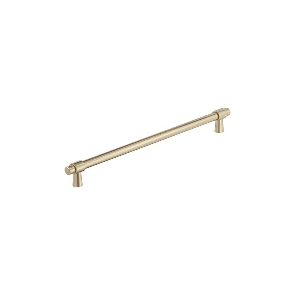 Amerock Destine 18 in. (457 mm) Center-to-Center Modern Golden Champagne Bar Appliance Pull