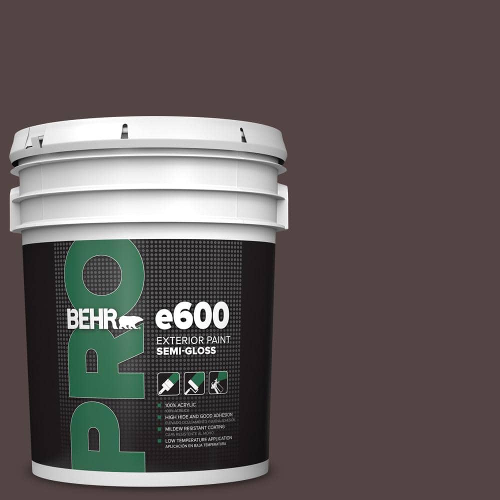 BEHR PRO 5 gal. #ECC-43-3 Chaparral Semi-Gloss Exterior Paint