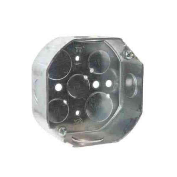 Steel City 4 in. Steel Octagon Electrical Box (541511234-25R) (4)