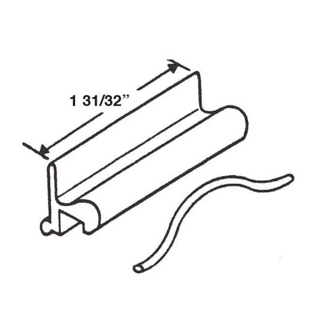 Barton Kramer Yale Ogron White Plastic Single Hung Window Sash Lock (2-Pack) (2)