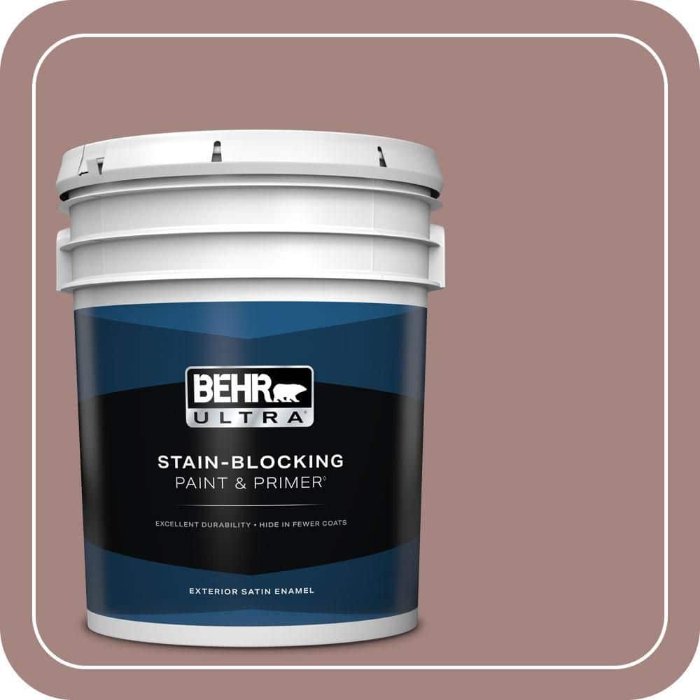 BEHR ULTRA 5 gal. #700B-4 Muse Satin Enamel Exterior Paint & Primer