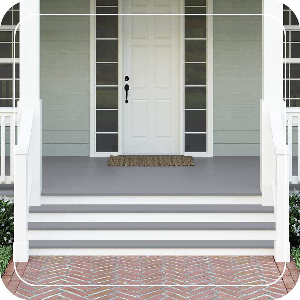 BEHR PREMIUM #PPU26-20 Textured Low-Lustre Enamel Interior/Exterior Porch and Patio Anti-Slip Floor Paint (2)