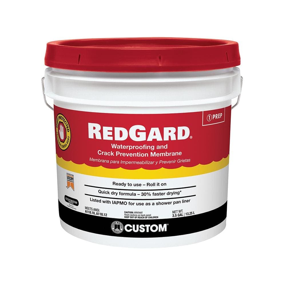 Custom Building Products RedGard 3-1/2 Gal. Waterproofing and Crack Prevention Membrane (2)