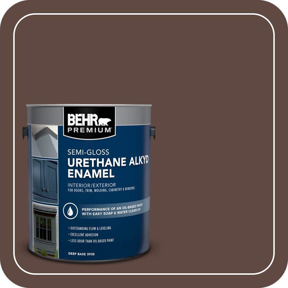 BEHR PREMIUM 1 gal. #S-G-780 Spiceberry Urethane Alkyd Semi-Gloss Enamel Interior/Exterior Paint