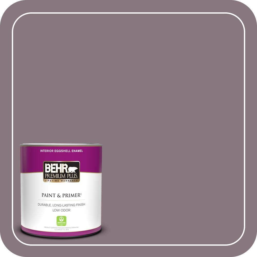 BEHR PREMIUM PLUS #ECC-18-3 Blooming Wisteria Enamel Low Odor & Primer (1)