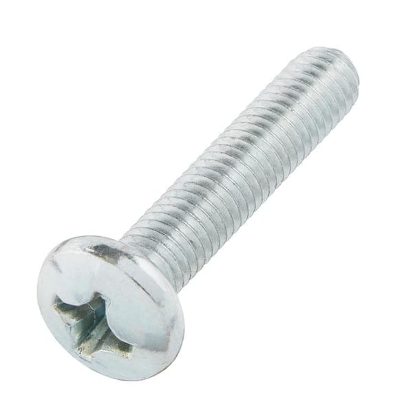 Everbilt M6-1.0 x 30mm Zinc Pan Head Phillips Drive Machine Screw 2-Pieces (2)