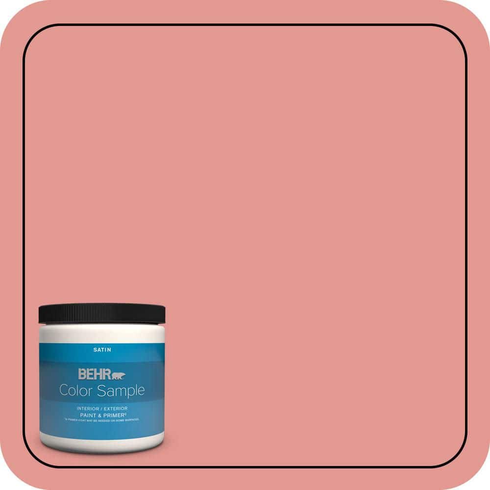 BEHR PREMIUM PLUS #160D-4 Strawberry Rose Enamel Low Odor & Primer (1)