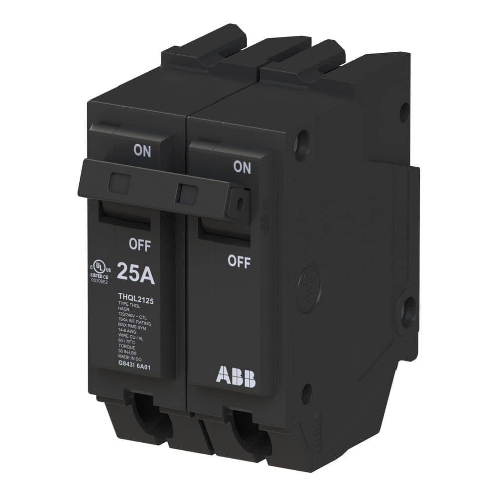ABB 25 Amp 1 in. Double-Pole Circuit Breaker (THQL2125A) (4)