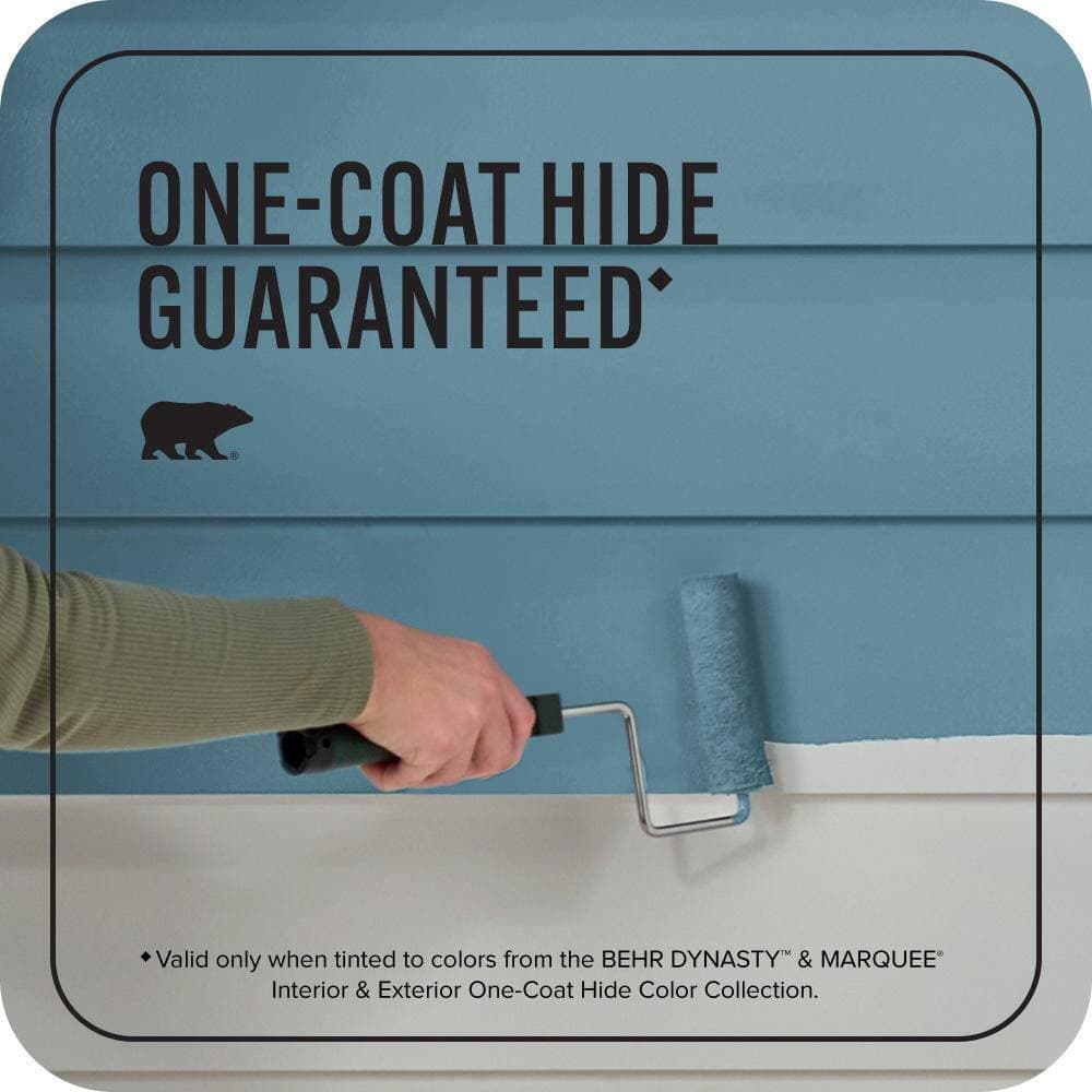 BEHR MARQUEE 5 gal. #S480-5 Blue Moon Bay Flat Exterior Paint & Primer (3)
