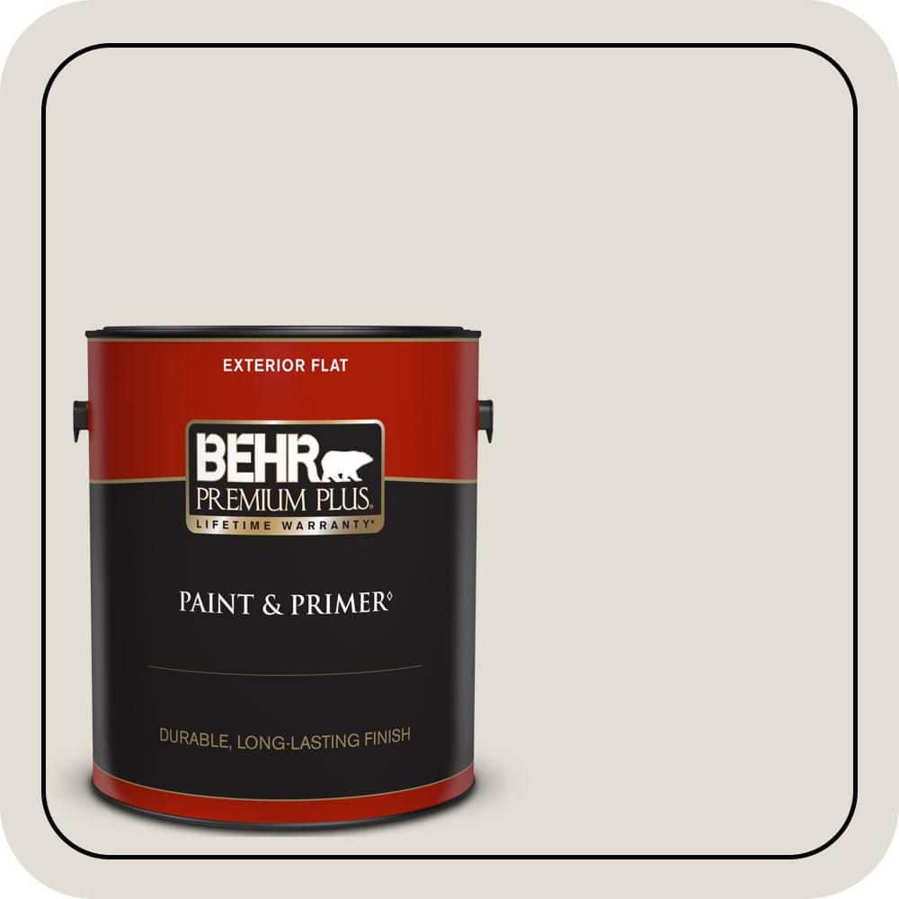 BEHR PREMIUM PLUS 1 gal. #PPF-11 Shaded Hammock Flat Exterior Paint & Primer