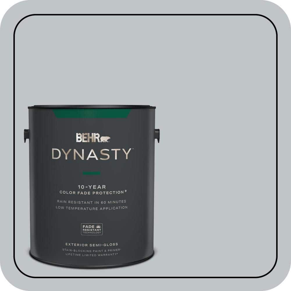 BEHR DYNASTY 1 gal. #N510-2 Galactic Tint Semi-Gloss Exterior Stain-Blocking Paint and Primer