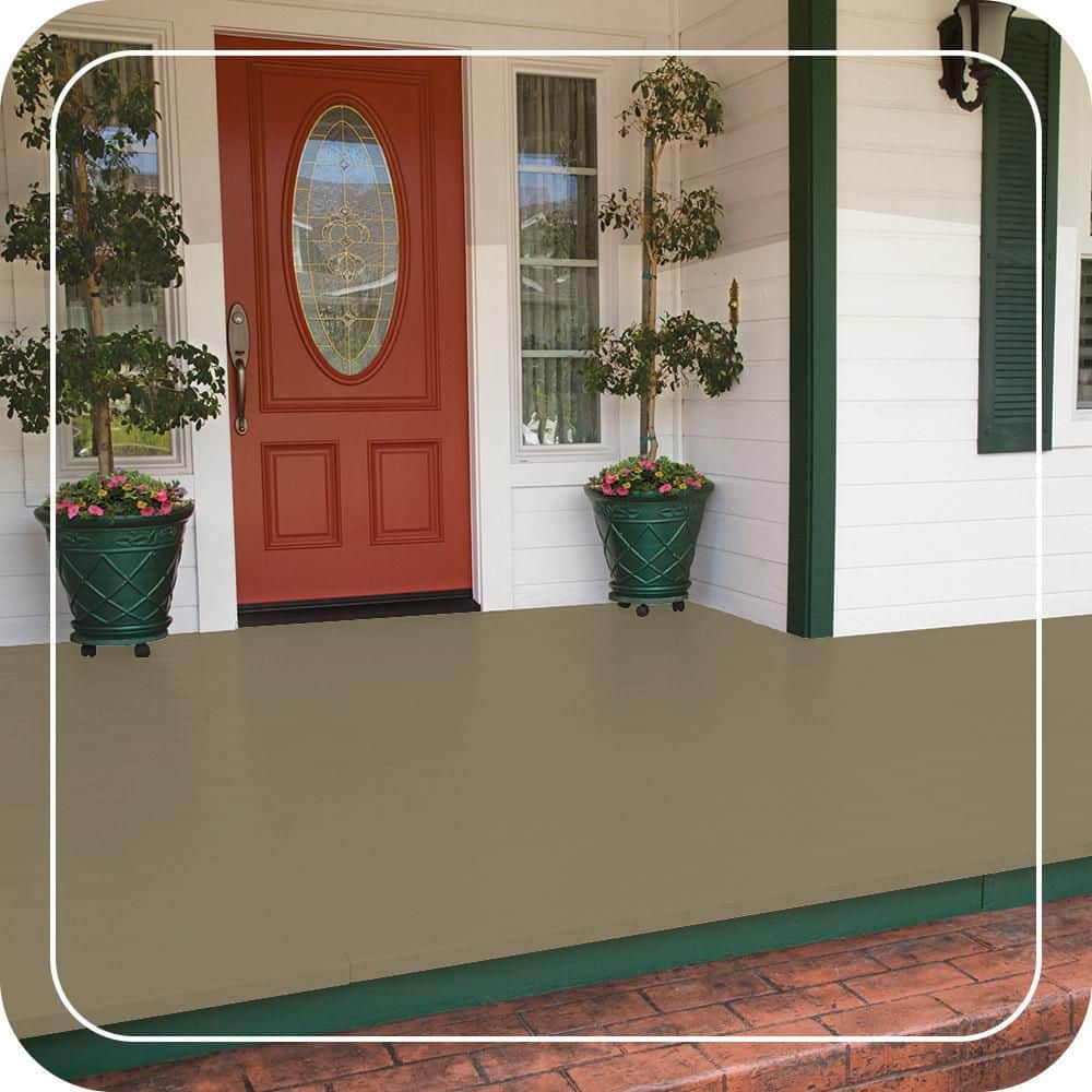BEHR PREMIUM #380F-6 Low-Lustre Enamel Interior/Exterior Porch and Patio Floor Paint (2)