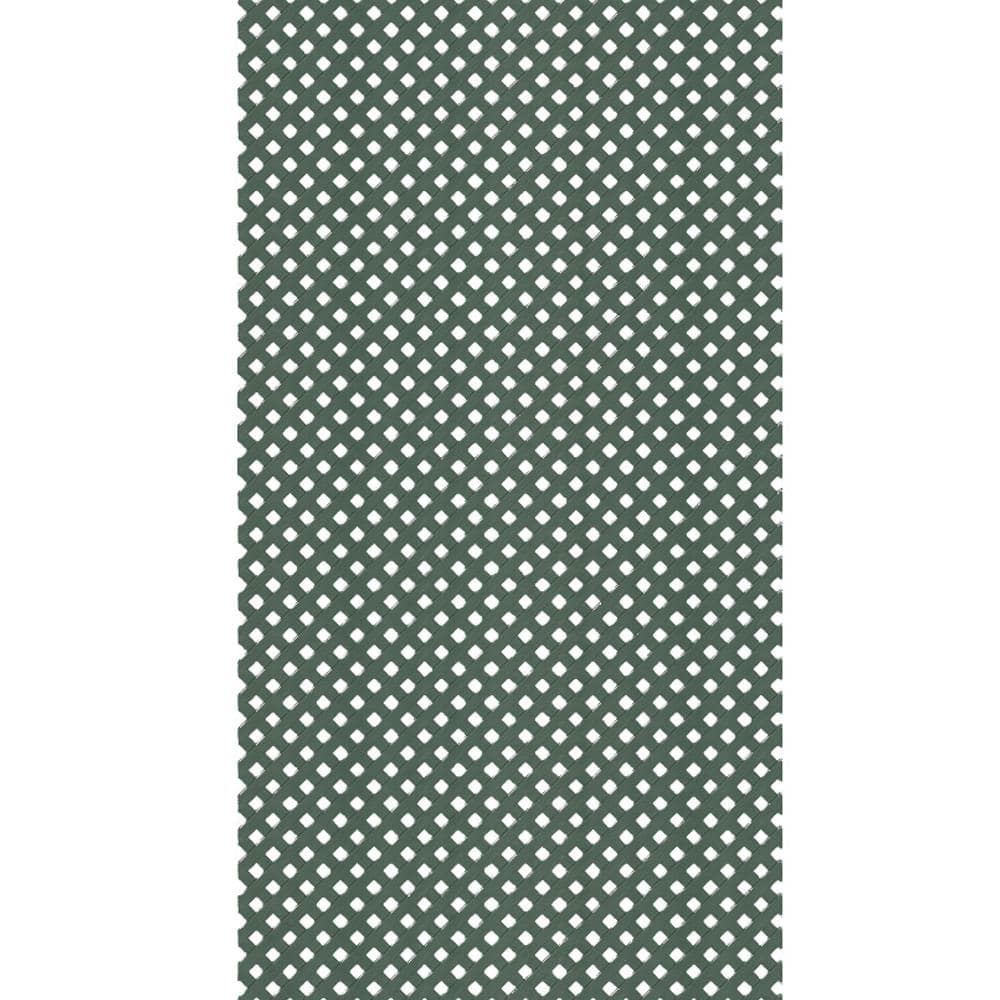 Veranda 4 ft. x 8 ft. Woodland Green Privacy Vinyl Lattice Panel