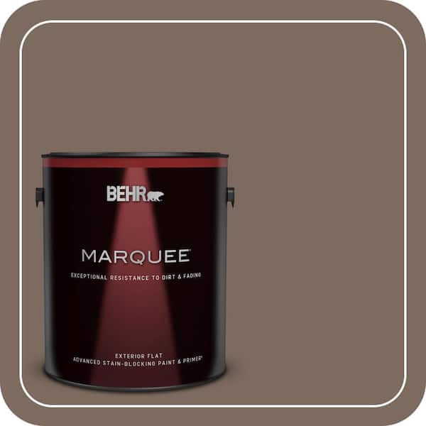 BEHR MARQUEE 1 gal. #N180-6 Derby Flat Exterior Paint & Primer (2)