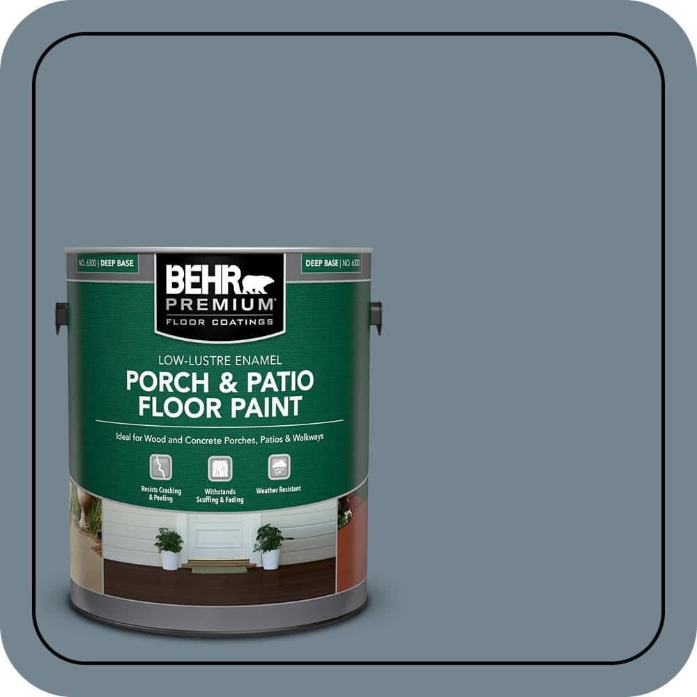 BEHR PREMIUM #N480-5 Low-Lustre Enamel Interior/Exterior Porch and Patio Floor Paint (1)