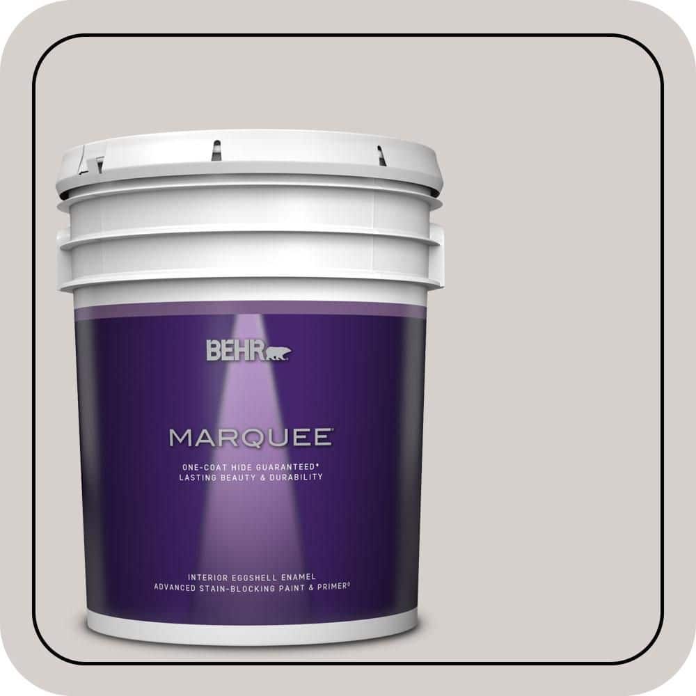 BEHR MARQUEE 5 Gal. #N140-1A Soft Lilac Eggshell Enamel Interior Paint and Primer