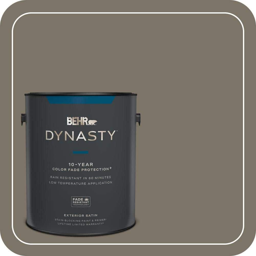 BEHR DYNASTY 1 gal. #QE-38 Rooftop Garden Satin Enamel Exterior Stain-Blocking Paint & Primer