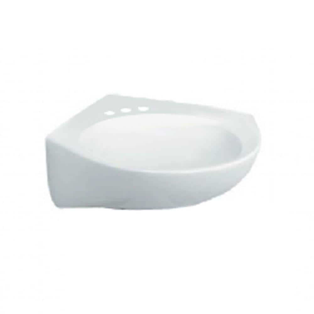 American Standard Cornice Wall-Mount Bathroom Sink in White (1)