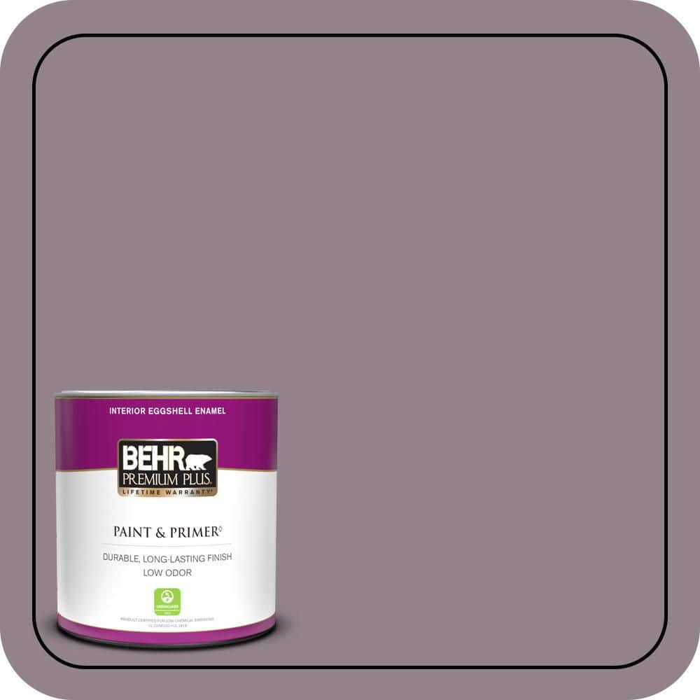 BEHR PREMIUM PLUS #N110-4 Gothic Purple Enamel Low Odor & Primer