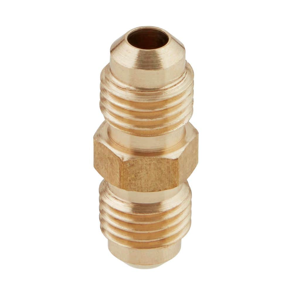 Everbilt 1/4 in. Flare Brass Coupling Fitting (4)
