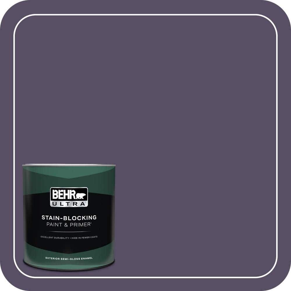 BEHR ULTRA 1 qt. #MQ5-38 Illusionist Semi-Gloss Enamel Exterior Paint & Primer