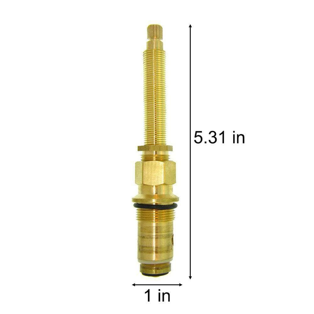 Everbilt 5 5/16 in. 16 pt D Broach Diverter Stem for Central Brass Replaces K-2-DT (3)