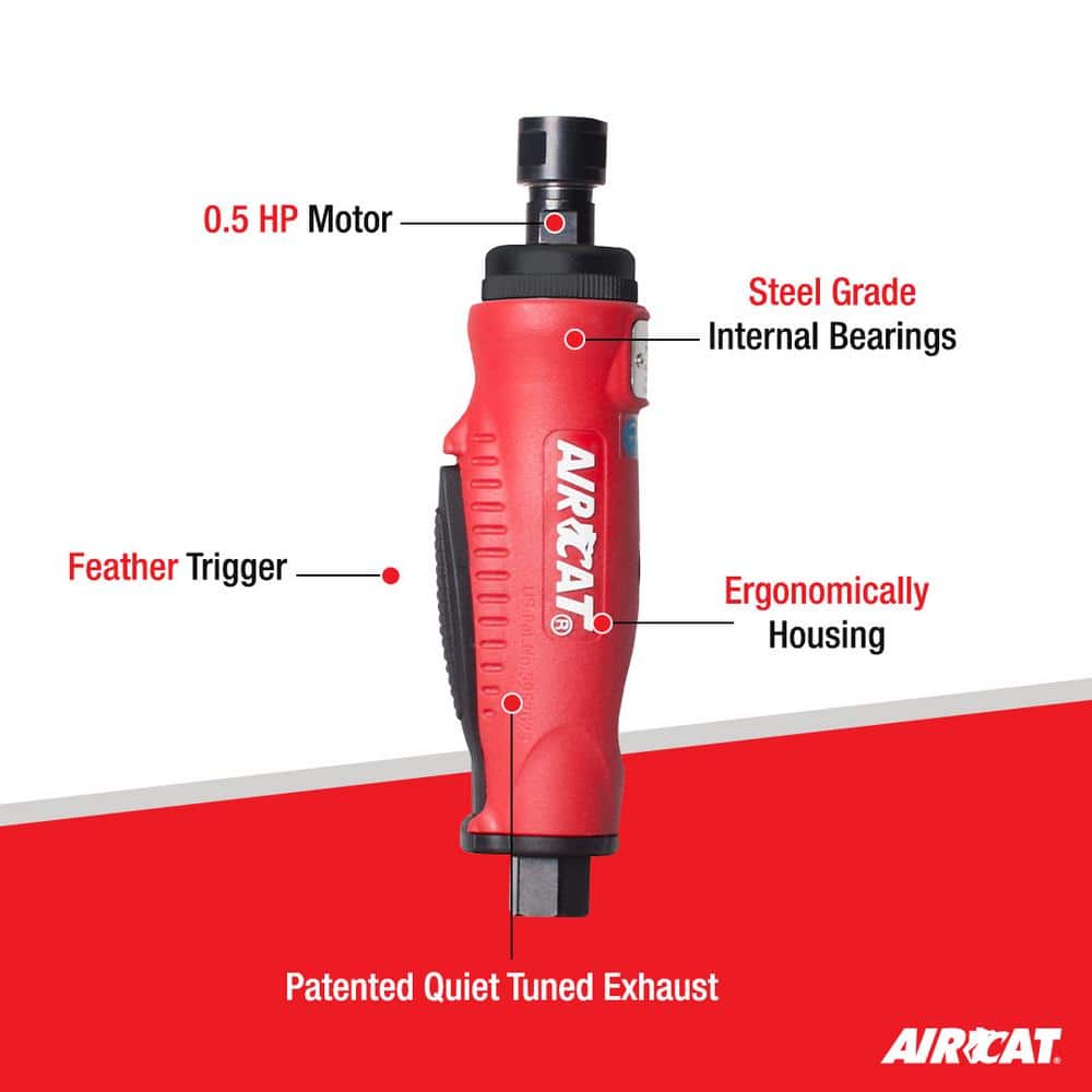 AIRCAT Composite 1/4 in. Straight Die Grinder (2)