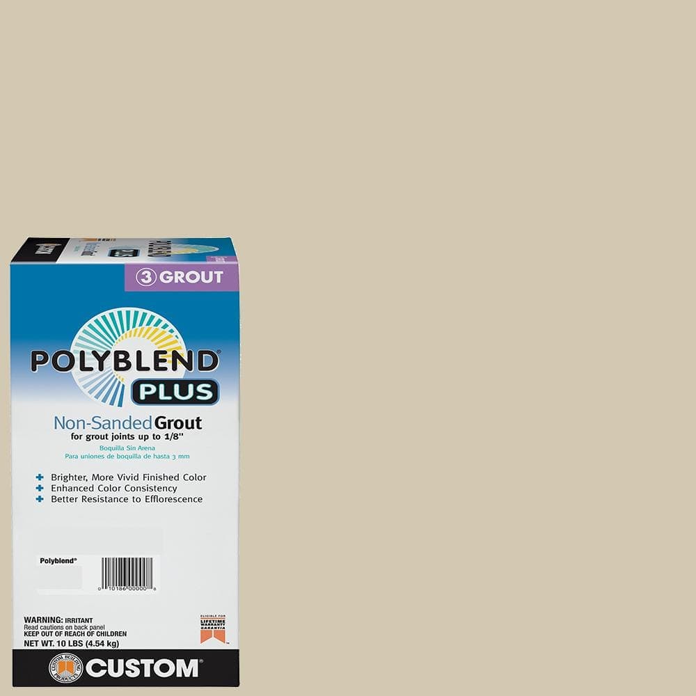 Custom Building Products Polyblend Plus #382 Bone 10 lb. Unsanded Grout (2)