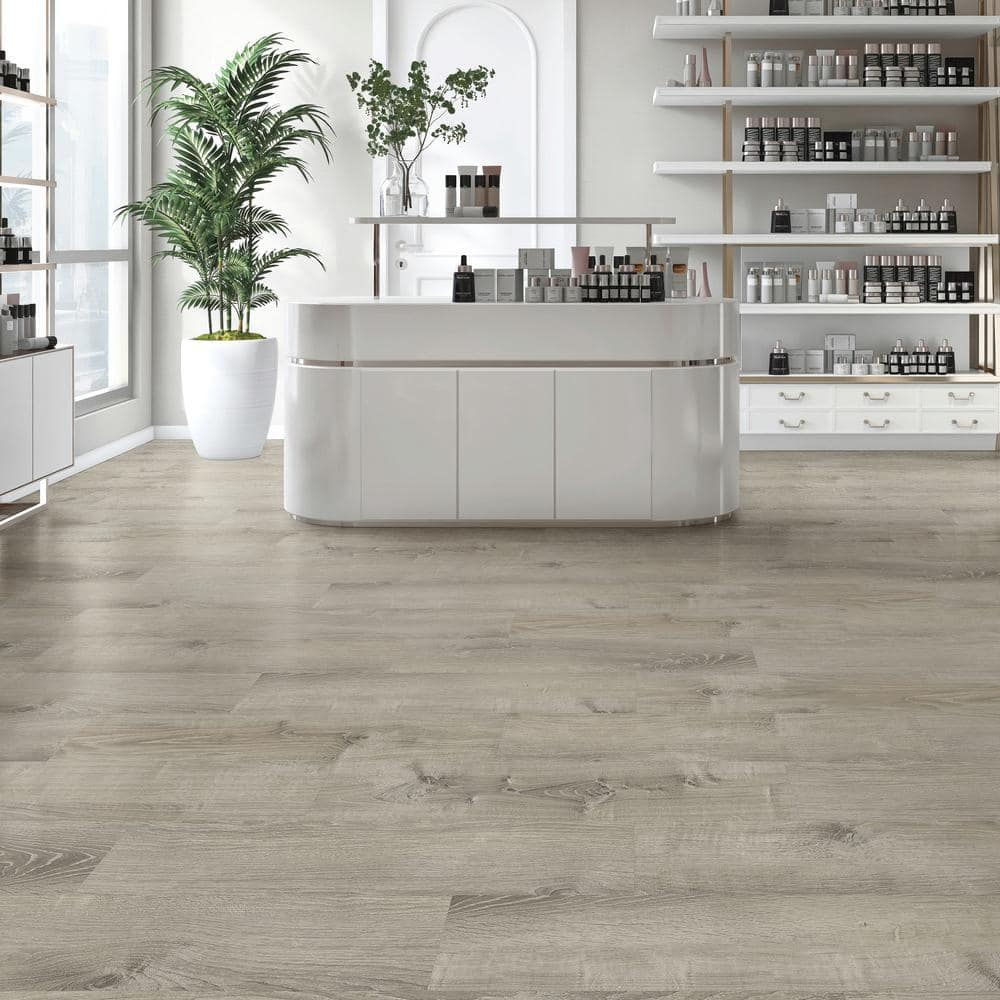 Lifeproof Sterling Oak 22 MIL x 8.7 in. W x 48 in. L Click Lock Waterproof Luxury Vinyl Plank Flooring (20.1 sqft/case) (4)