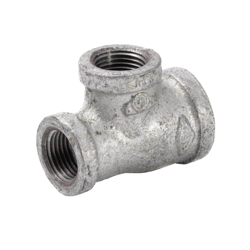 Southland 3/4 in. x 1/2 in. x 1/2 in. Galvanized Reducing Tee Fitting (1)