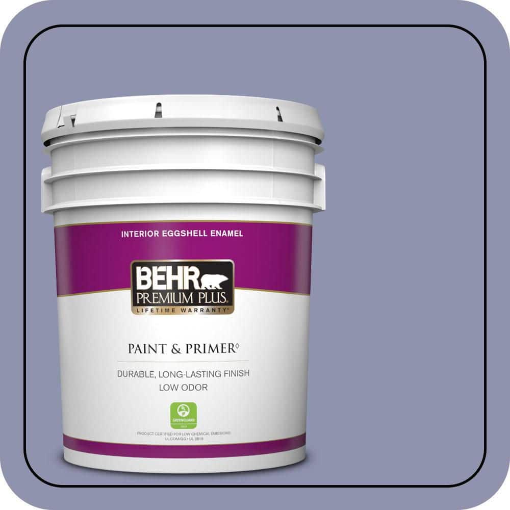 BEHR PREMIUM PLUS 5 gal. #S560-4 Monarchy Eggshell Enamel Low Odor Interior Paint & Primer