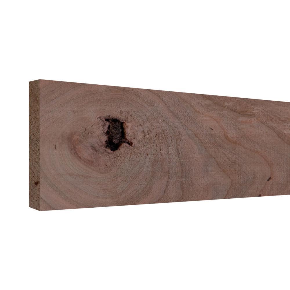 Ornamental Mouldings 3/4 in. D x 5.5 in. W x 4 ft. L Unfinished Rustic Cherry Wood Board (1)