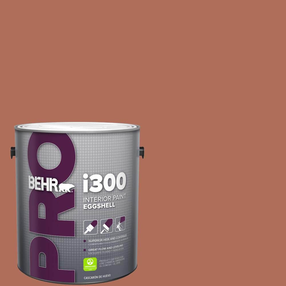 BEHR PRO 1 gal. #BXC-39 Sunset Orange Eggshell Interior Paint