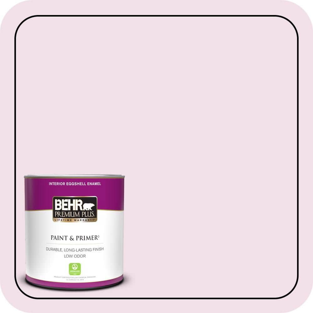 BEHR PREMIUM PLUS #M120-1 Pink Proposal Enamel Low Odor & Primer